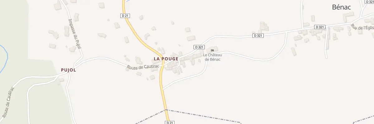 Plan du 520 Rue Grand Rue de Bellissen à Bénac