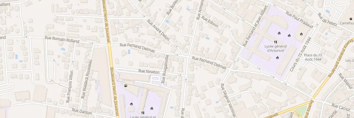 Plan du 35 Rue Fernand Delmas à Brive-la-Gaillarde