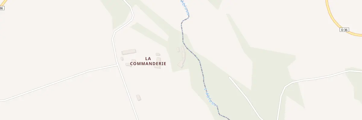 Plan du 5180 La Commanderie à Éguzon-Chantôme