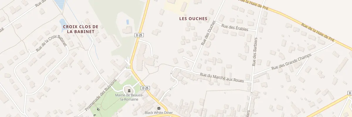 Plan du 26 Rue des Ouches à Beauce la Romaine