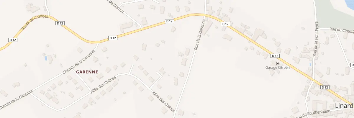 Plan du 5082 Blanzat Sud à Linards