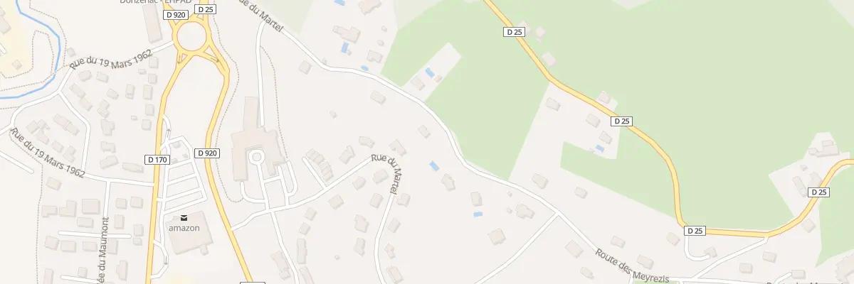 Plan du 6113 Au Martel à Donzenac