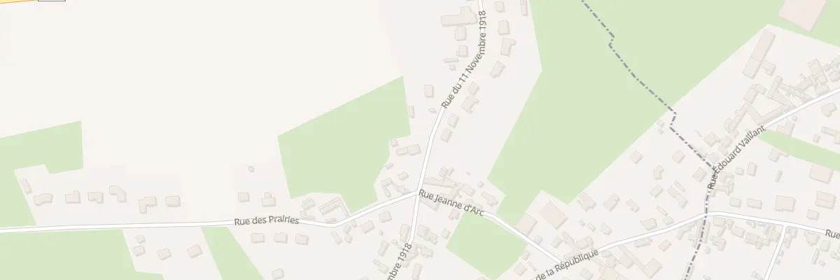 Plan du 2 Rue des Prairies à Yzengremer
