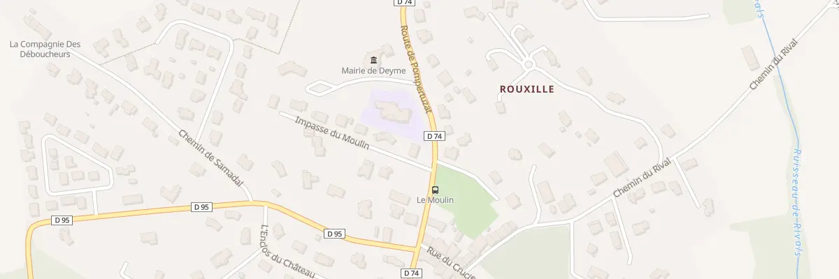 Plan du 2 Imp du Moulin à Deyme