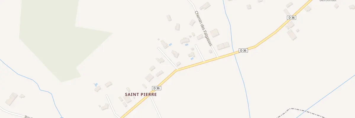 Plan du 5223 La Blanquette à La Salvetat-Belmontet