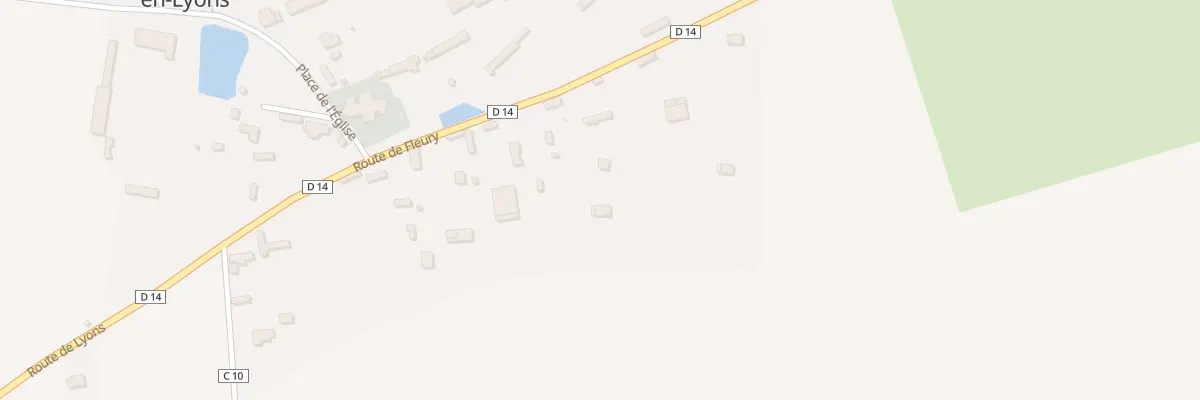 Plan du 16B Rte de Fleury à Beauficel-en-Lyons