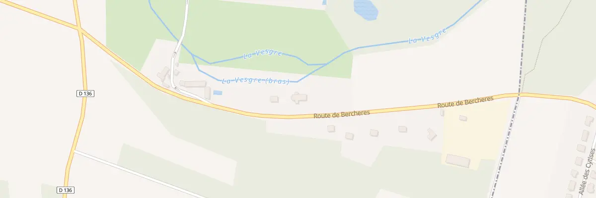 Plan du 20 Rue de Berchères à Saint-Ouen-Marchefroy