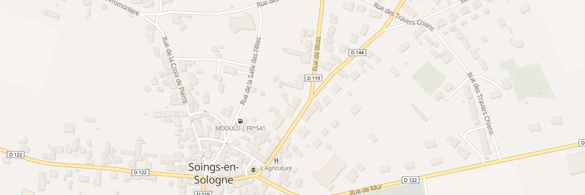 Plan du 23 Rue de Blois à Soings-en-Sologne