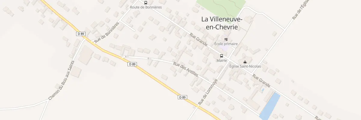 Plan du 9 Rue des Antilles à La Villeneuve-en-Chevrie