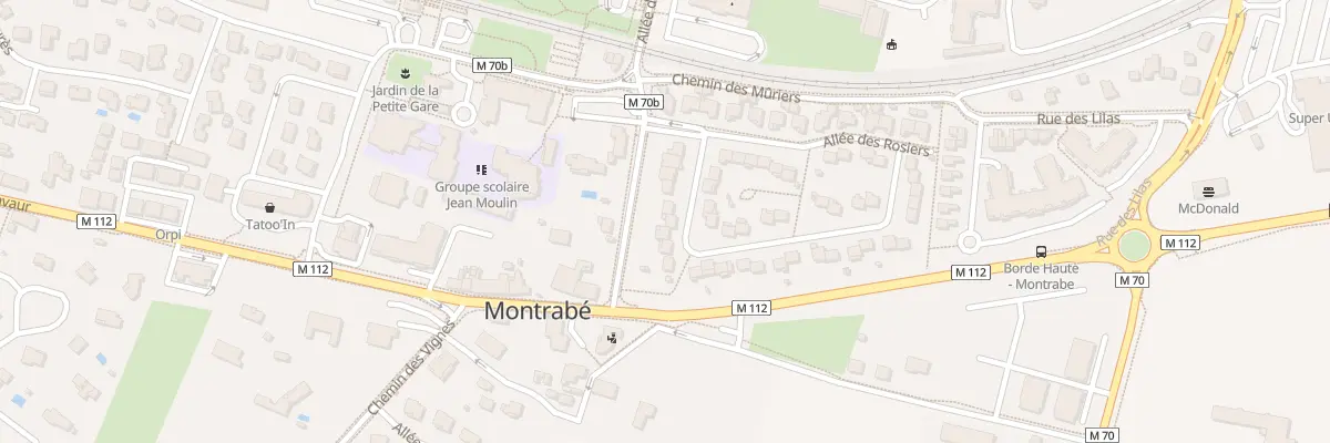 Plan du 35 All des Rosiers à Montrabé