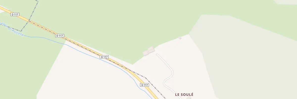 Plan du 34 Le Soule à Baulou