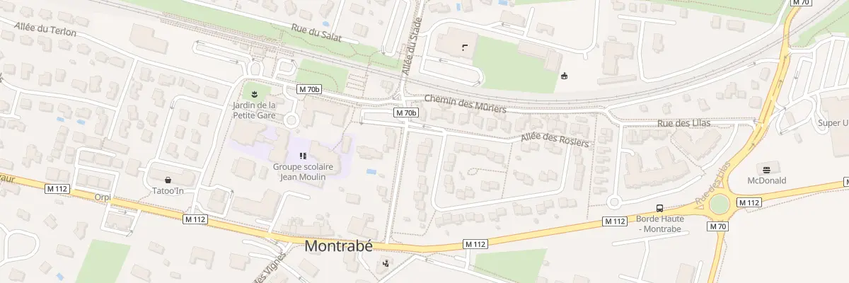 Plan du 40 All des Rosiers à Montrabé