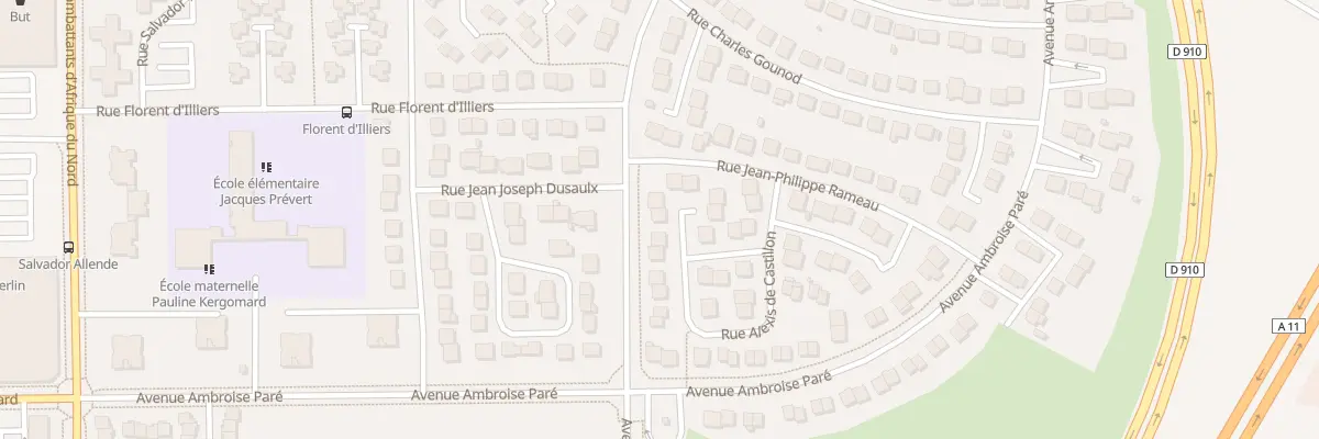 Plan du 54 Rue Alexis de Castillon à Chartres