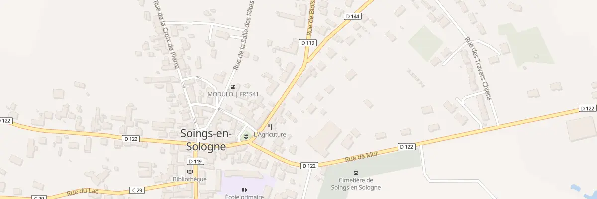 Plan du 16 Rue de Blois à Soings-en-Sologne