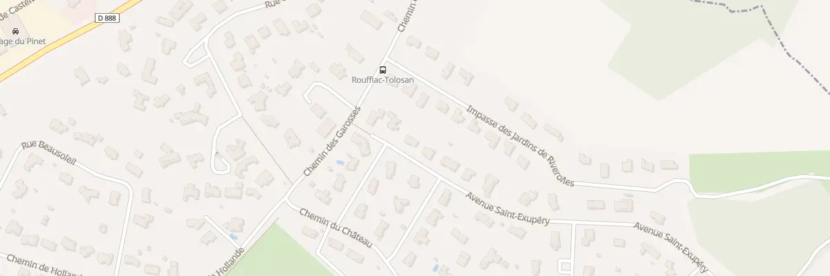 Plan du 7 Rue des Jardins du Chateau à Rouffiac-Tolosan