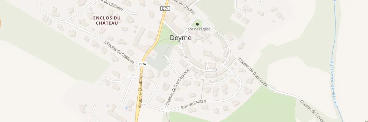 Plan du 21A Le Village à Deyme