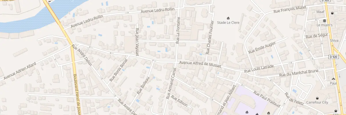 Plan du 32 Av Alfred De Musset à Brive-la-Gaillarde