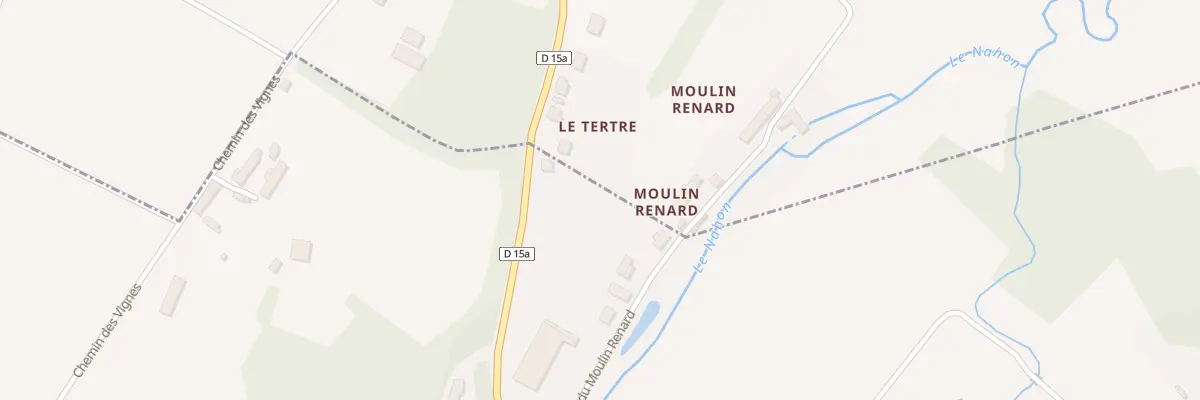 Plan du 8 Rte de Veuil à Vicq-sur-Nahon