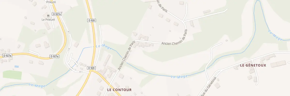 Plan du 16 Rue Ancien Chemin de Paris à Saint-Marcel
