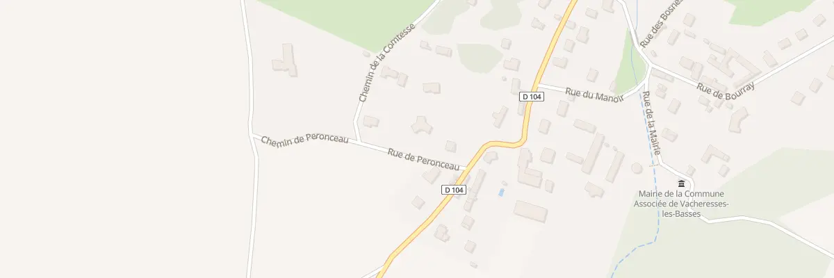 Plan du 3 Rue de Peronceau à Nogent-le-Roi