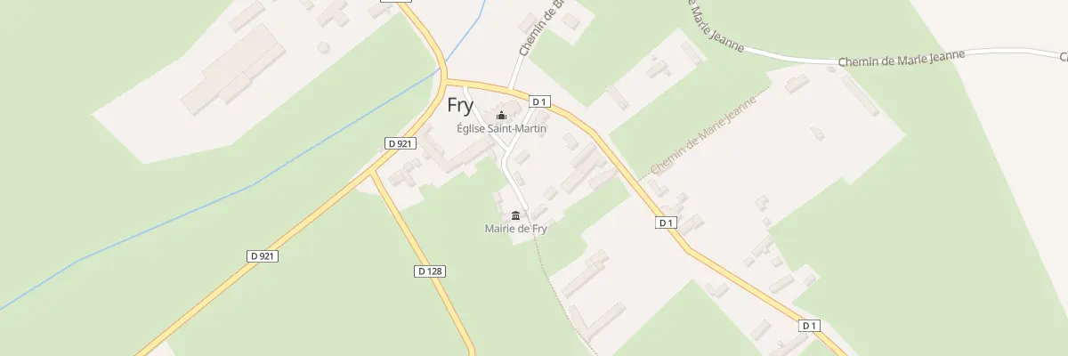 Plan du 5003 Fry à Fry