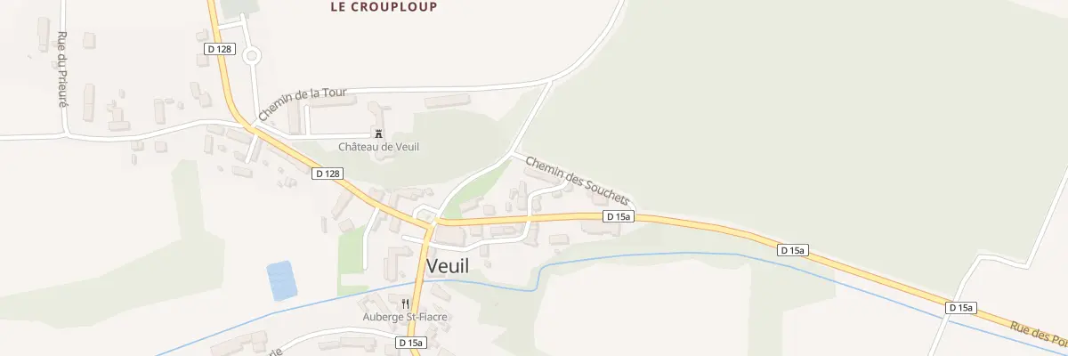 Plan du 8 Che de l’Eglise à Veuil
