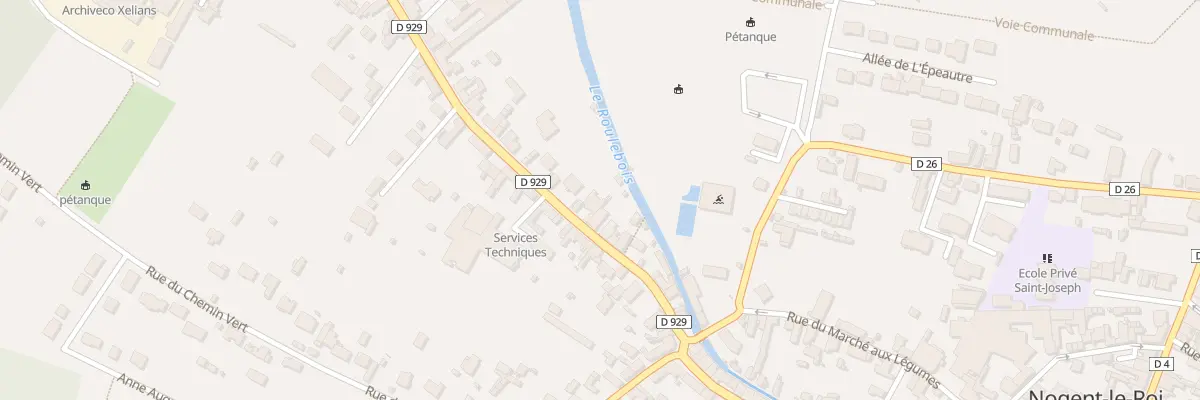 Plan du 18 Rue du Faubourg Valmorin à Nogent-le-Roi