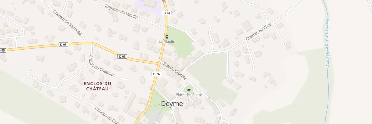 Plan du 64 Le Village à Deyme