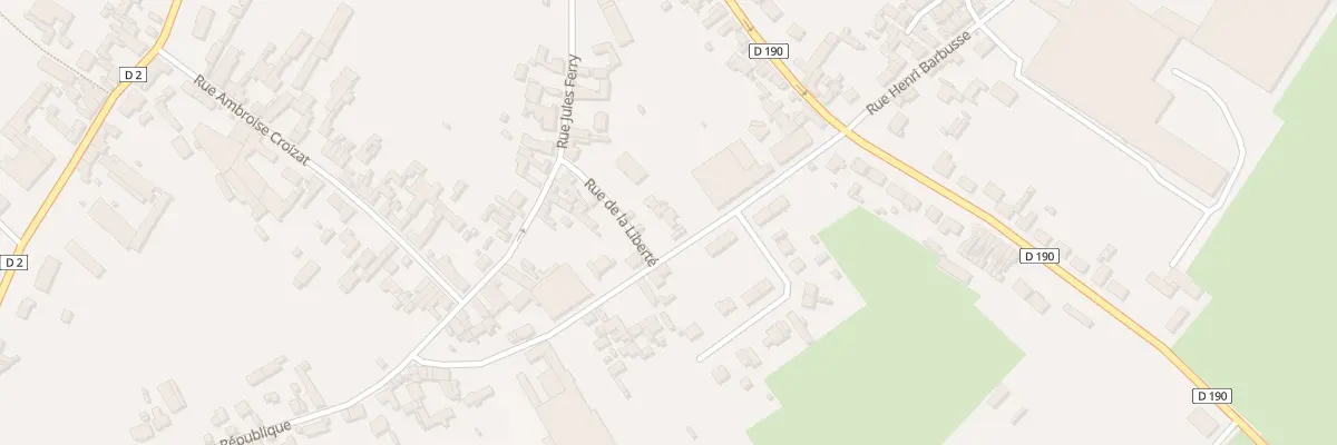 Plan du 9 Rue de la Liberte à Dargnies