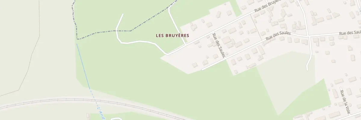 Plan du 527 Rue des Bruyères à Serqueux