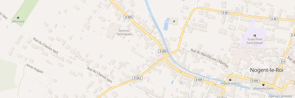 Plan du 3A Rue du Faubourg Valmorin à Nogent-le-Roi