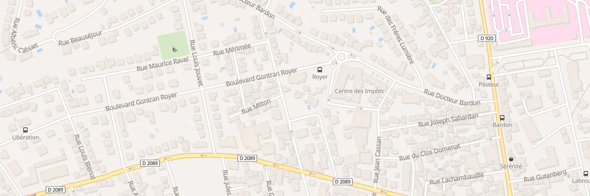 Plan du 36 Rue Francois Salviat à Brive-la-Gaillarde