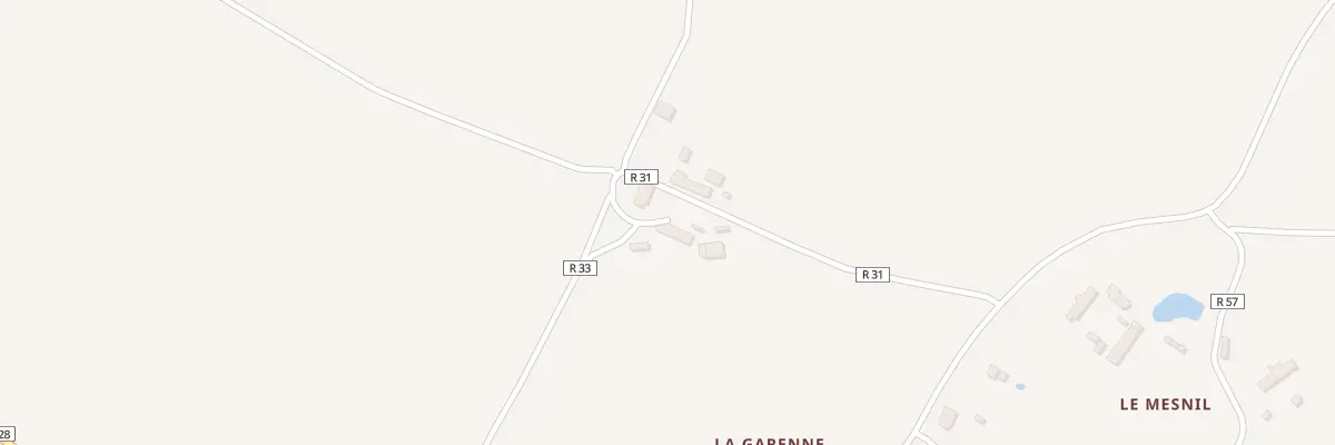 Plan du 2 La Grossiniere à Veuil