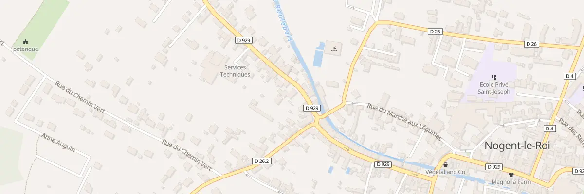 Plan du 3 Rue du Faubourg Valmorin à Nogent-le-Roi