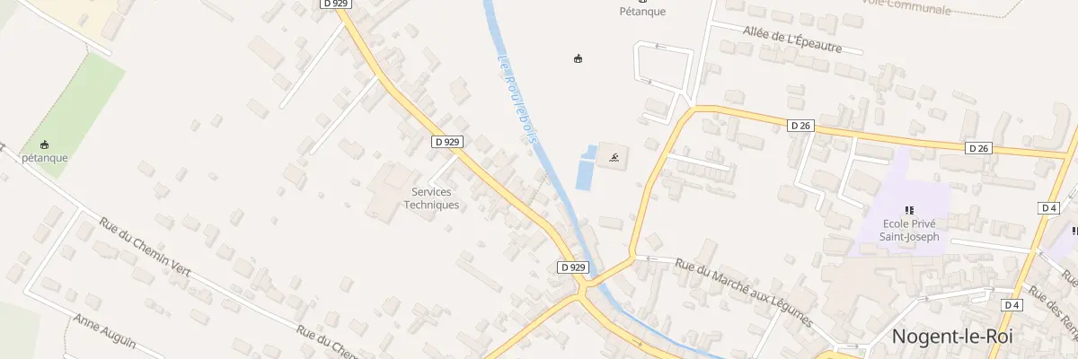 Plan du 12B Rue du Faubourg Valmorin à Nogent-le-Roi