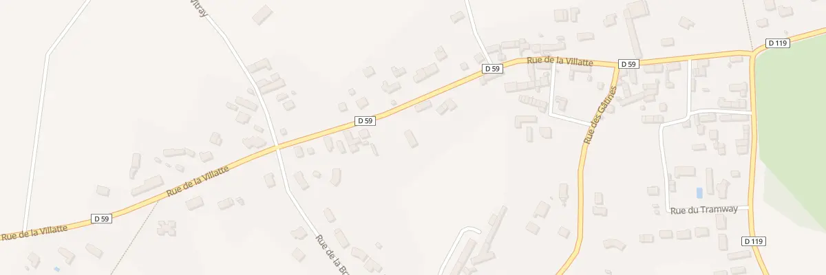 Plan du 61 Rue de la Vilatte à Billy