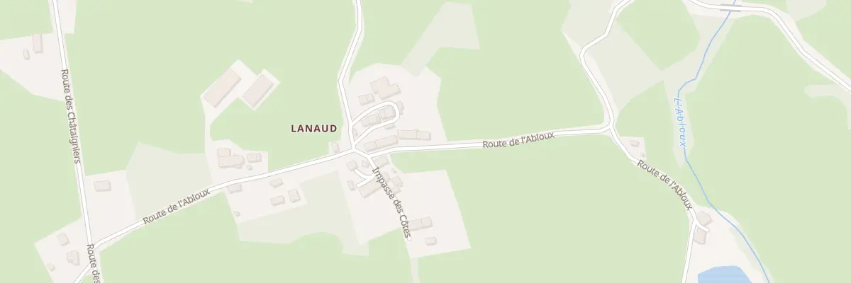 Plan du 7 Rte de l’Abloux - Lanaud à Saint-Sébastien