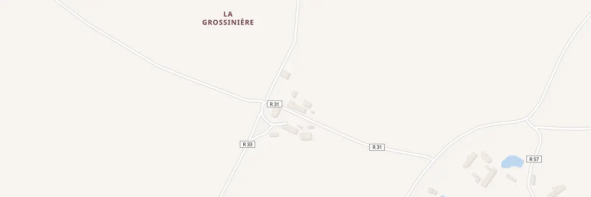 Plan du 1 La Grossiniere à Veuil