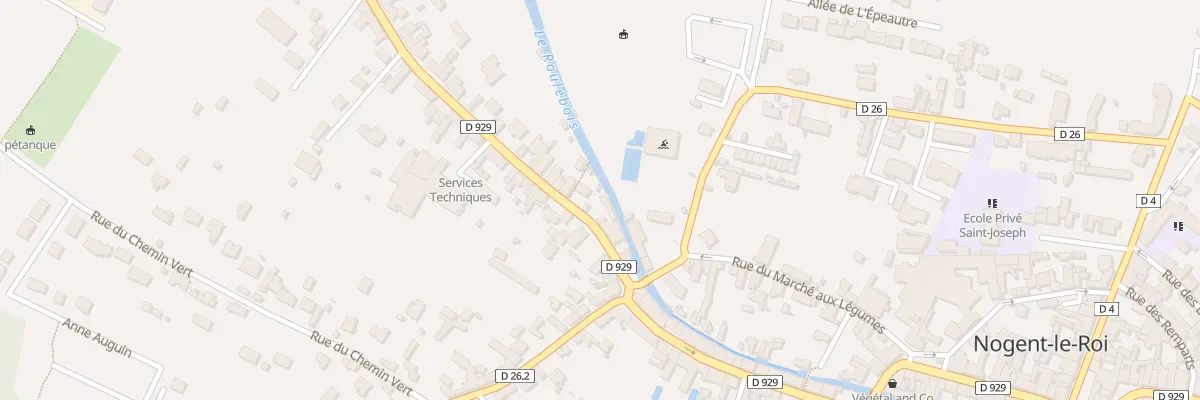 Plan du 8B Rue du Faubourg Valmorin à Nogent-le-Roi