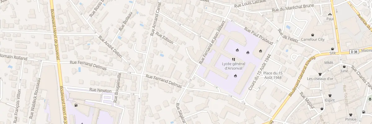 Plan du 9 Rue Fernand Alibert à Saint-Bonnet-la-Rivière