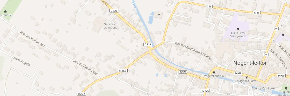 Plan du 1 Rue du Faubourg Valmorin à Nogent-le-Roi
