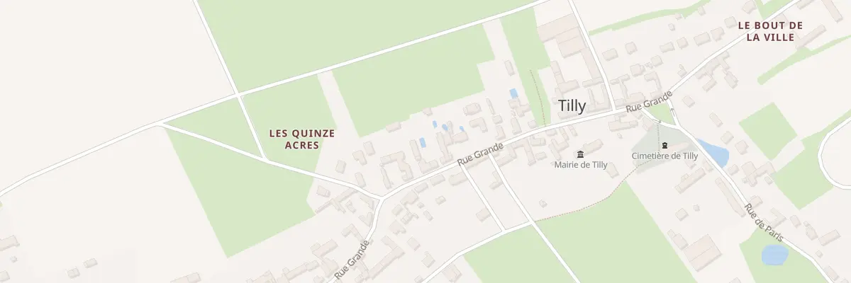 Plan du 30 Rue Grande à Tilly