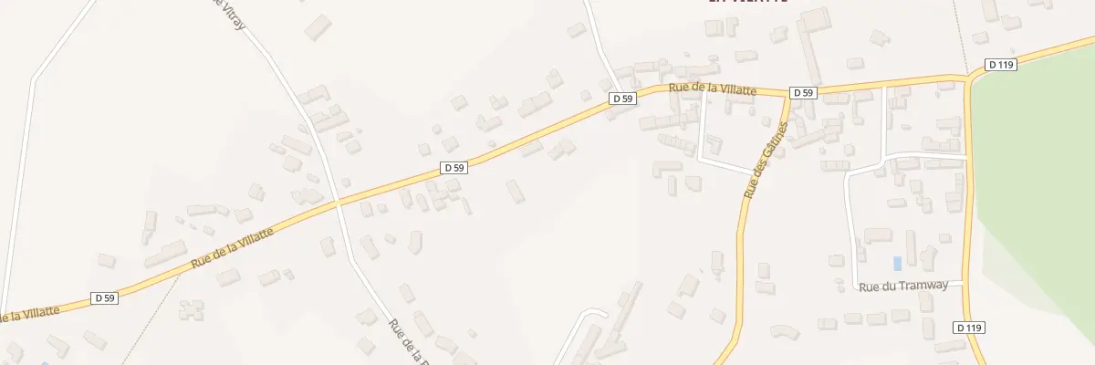 Plan du 59 Rue de la Vilatte à Billy