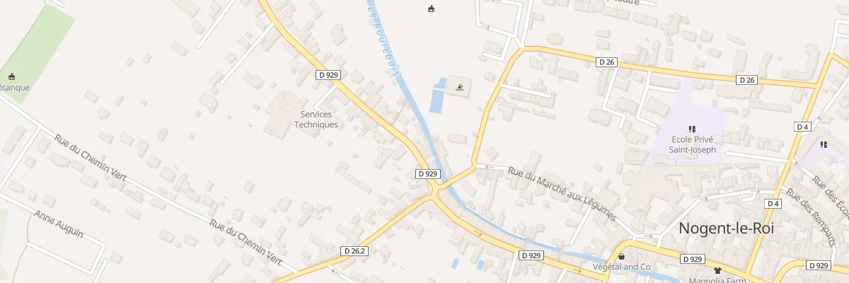 Plan du 8 Rue du Faubourg Valmorin à Nogent-le-Roi