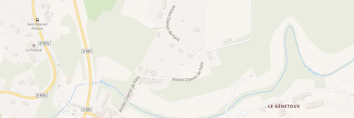 Plan du 5324 Le Contour à Saint-Marcel