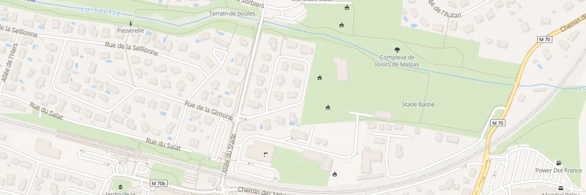 Plan du 1 Rue de la Neste à Montrabé