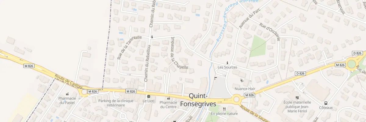 Plan du 8 Imp de la Chapelle à Quint-Fonsegrives