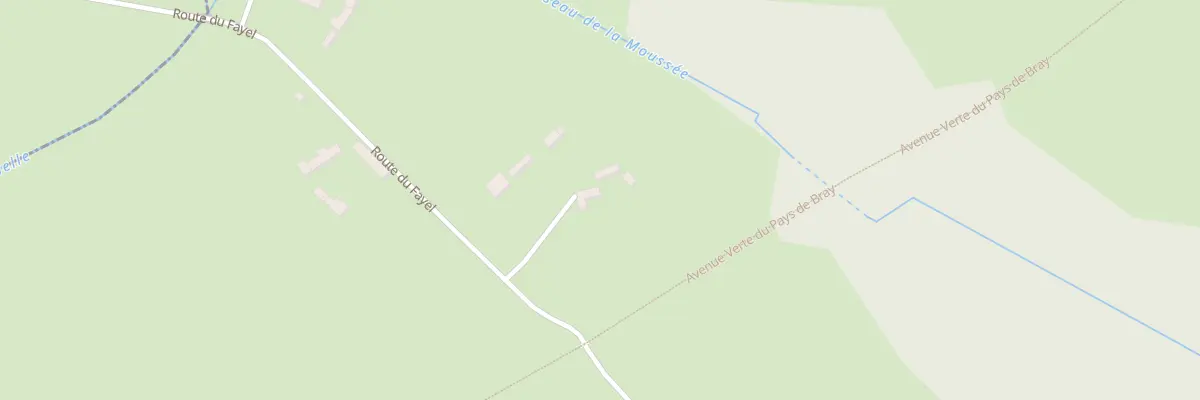 Plan du 10 Rte du Fayel à La Ferté-Saint-Samson