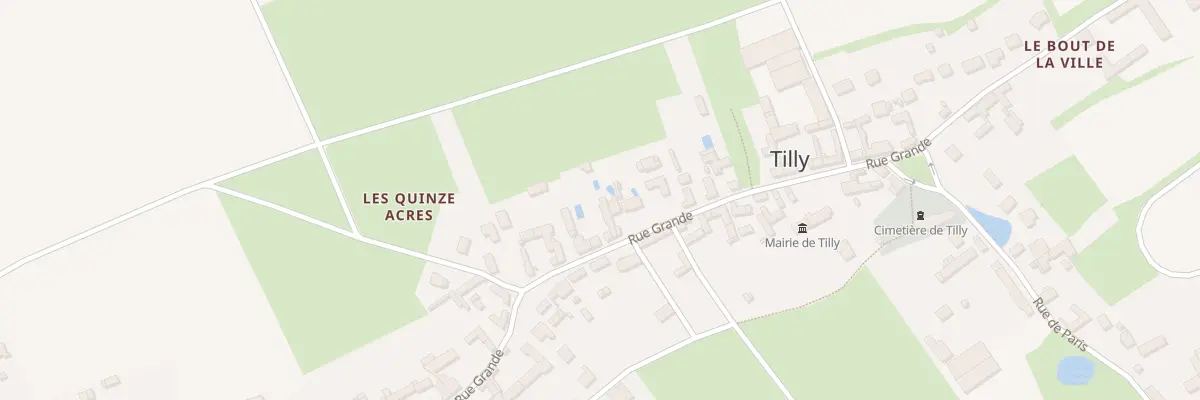 Plan du 28 Rue Grande à Tilly