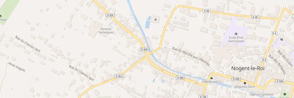 Plan du 4 Rue du Faubourg Valmorin à Nogent-le-Roi